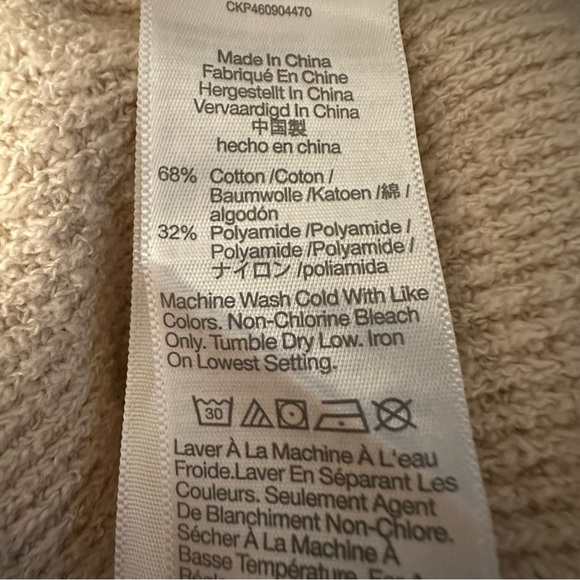 MADEWELL Ribbed Women's Cream Cardigan Sweater size XXS ( h8 - Picture 9 of 9